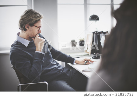 Businessman Thinking Ideas Strategy Working Concept Businessman Thinking Ideas Strategy Working Concept 21923752