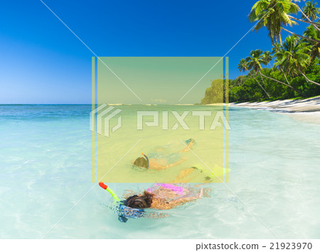 Copy Space Frame Summer Vacation Holiday Concept Copy Space Frame Summer Vacation Holiday Concept 21923970