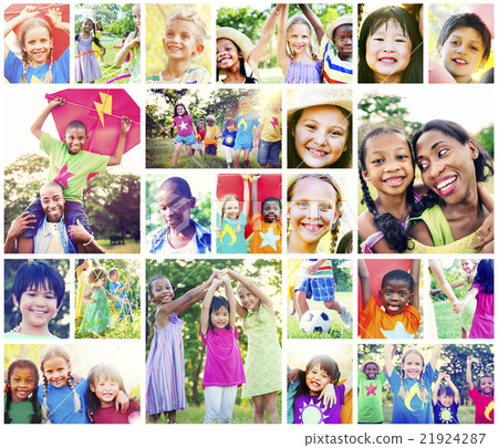 Children Family Enjoyment Playful Summer Casual Concept Children Family Enjoyment Playful Summer Casual Concept 21924287