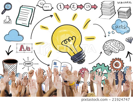 Ideas Learning Strategy Plan Teamwork Concept 21924747