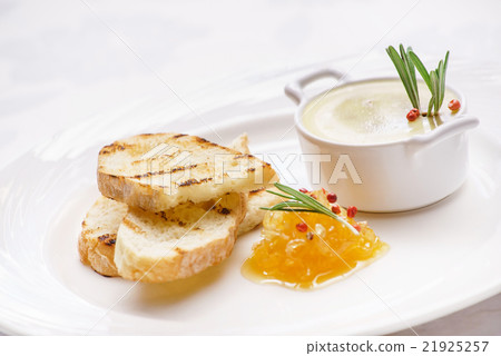 pate with toast 21925257