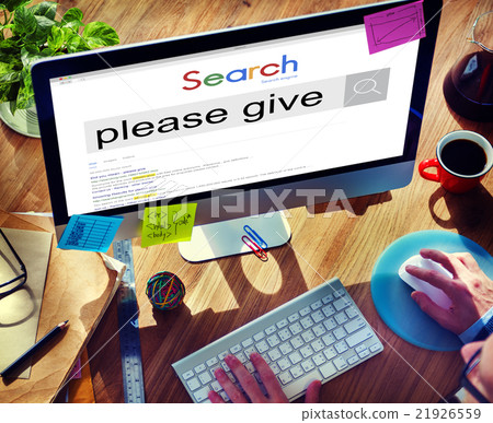 Please Give Donate Charity Funding Volunteer Concept 21926559