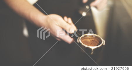 Barista Coffee Brewing Grind Professional Concept 21927906