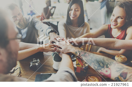 Team Unity Friends Meeting Partnership Concept Team Unity Friends Meeting Partnership Concept 21927961