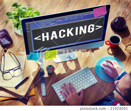 Hacking Hacker Data Information Cyberspace Concept 21928091
