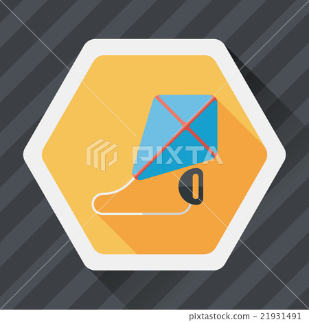 kite flat icon with long shadow,eps10 kite flat icon with long shadow,eps10 21931491