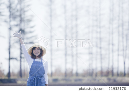 春季農業女孩 21932178