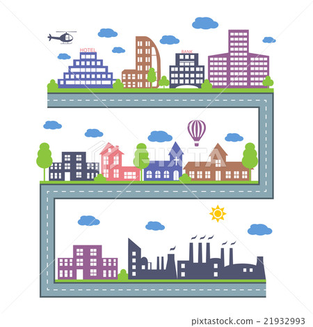 City Skylines. Landscape constructor icons set 21932993