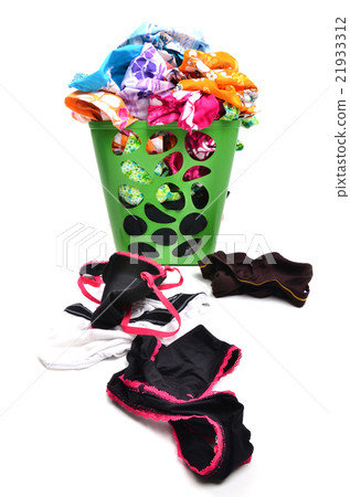 unwashed cloth in basket unwashed cloth in basket 21933312