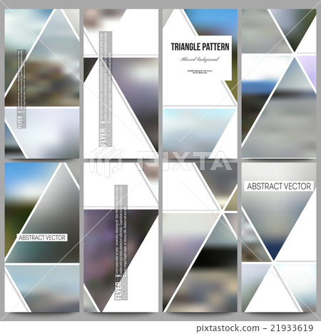 Modern vector flyers. Abstract multicolored Modern vector flyers. Abstract multicolored 21933619