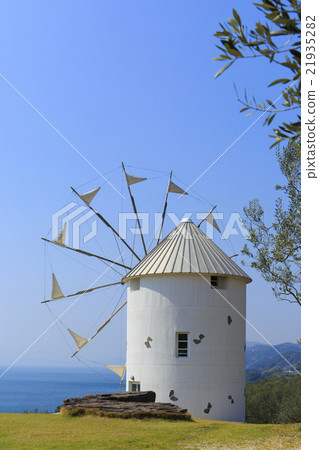 Greek windmill of Shodoshima Olive Park 21935282