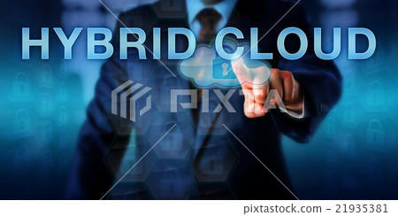 Corporate Customer Pressing HYBRID CLOUD 21935381