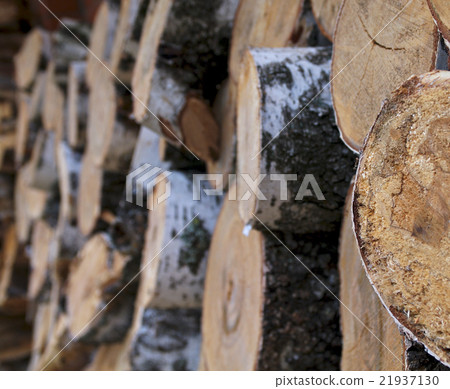 Stacked Round Logs Stacked Round Logs 21937130