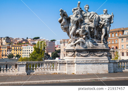 Sculpture of Ponte Vittorio Emanuele II, Rome Sculpture of Ponte Vittorio Emanuele II, Rome 21937457