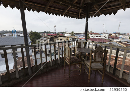 Beautiful view at roofs of Old Town, Stone Town 21939260