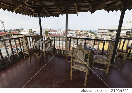 Beautiful view at roofs of Old Town, Stone Town 21939261