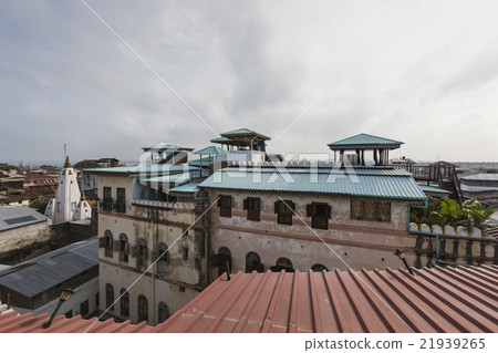 rooftop view  stonetown zanzibar showing 21939265