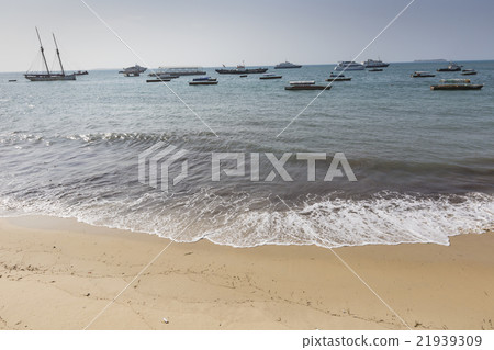 blue sea in Stone town in the island of Zanzibar 21939309