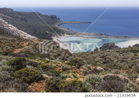Balos bay at Crete island, Greece. Gramvousa. 21939654