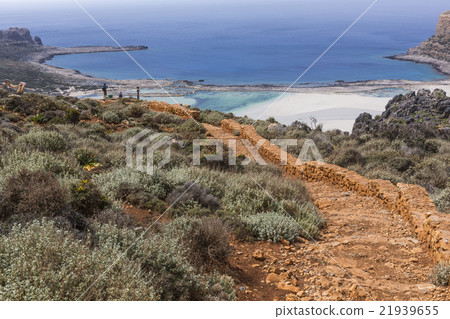 Balos bay at Crete island, Greece. Gramvousa. 21939655