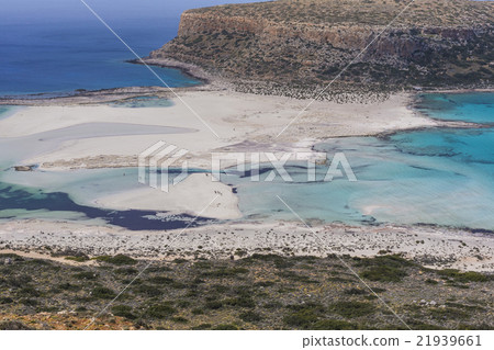 Balos bay at Crete island, Greece. Gramvousa. 21939661
