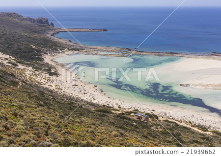 Balos bay at Crete island, Greece. Gramvousa. Balos bay at Crete island, Greece. Gramvousa. 21939662