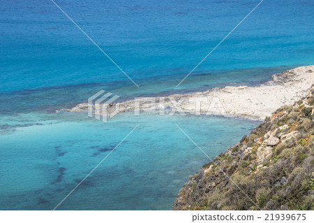 Balos bay at Crete island, Greece. Gramvousa. 21939675