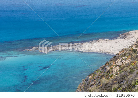 Balos bay at Crete island, Greece. Gramvousa. 21939676