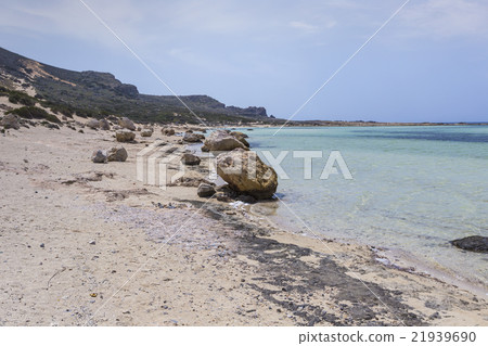 Balos bay at Crete island, Greece. Gramvousa. 21939690