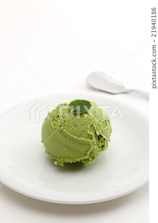 Green tea ice cream Green tea ice cream 21940186