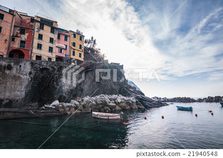 Riomaggiore village of Cinque Terre in Italy 21940548