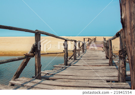 Wooden Bridge to the Sea 21941554