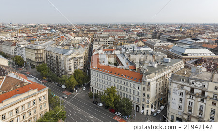 Aerial view of Budapest city Aerial view of Budapest city 21942142