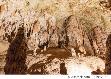 Detail of various stalactites in the cave Detail of various stalactites in the cave 21942152