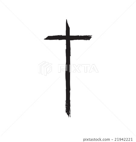 Christian cross grunge vector illustration 21942221