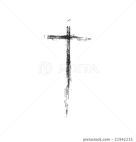 Christian cross grunge vector illustration 21942231