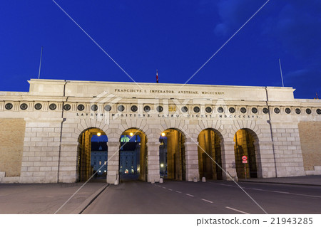 Exterior castle gate in Vienna in Austria 21943285