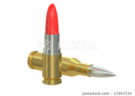 Bullet Lipstick, 3D rendering 21943534