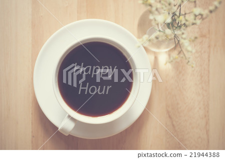 Coffee black espresso on wood table Coffee black espresso on wood table 21944388