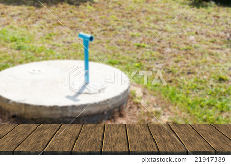 underground cement cylinder of lavatory cesspit 21947389