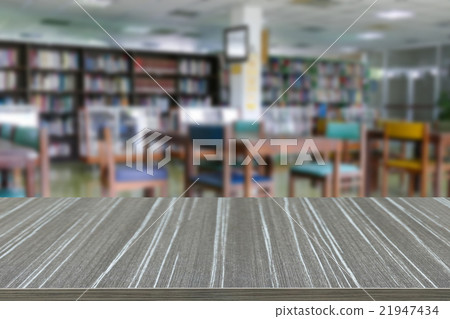 wooden table with book shelf, desk and chair  21947434