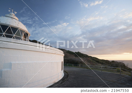 Awajishima Ezaki lighthouse The morning of the sunset 21947550