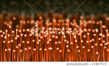 Red fiber optics Red fiber optics 21947573