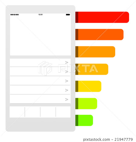 Phone barchart concept Phone barchart concept 21947779