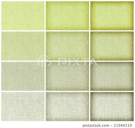 set green sackcloth texture or background, green 21948319