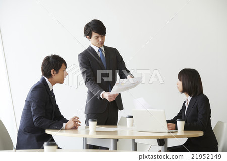Business meeting scene Business meeting scene 21952149