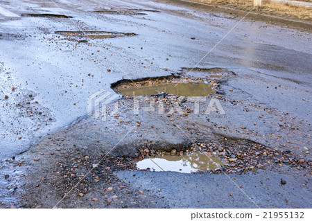 Pits on bad road Pits on bad road 21955132
