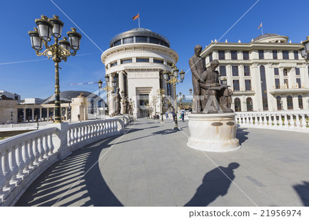 Archaeological museum in Skopje, Macedonia. Archaeological museum in Skopje, Macedonia. 21956974