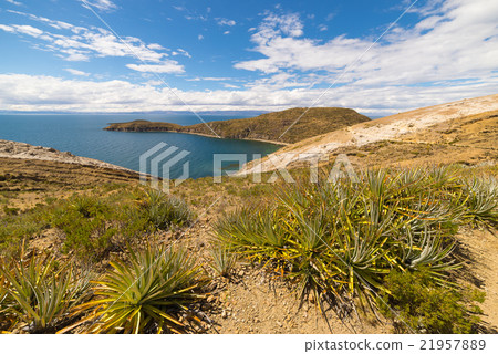 Panorama on Island of the Sun, Titicaca Lake, Bolivia Panorama on Island of the Sun, Titicaca Lake, Bolivia 21957889