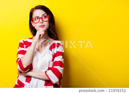 portrait of the young woman 21958332